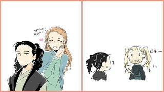 Funny THOR amp LOKI Comics  Thorki comics Loki And Frigga [upl. by Ydne]