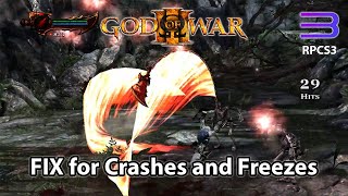 RPCS3  God Of War 3 Settings FIX for Crashes and Freezes with 60 FPS [upl. by Wiebmer]