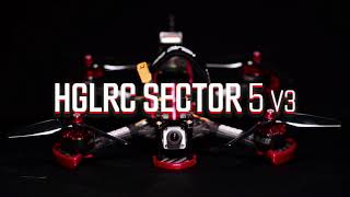 HGLRC Sector5 V3  The most beautiful freestyle quad [upl. by Nomled906]