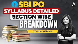 SBI PO Syllabus 2024  SBI PO Section Wise Detailed Syllabus  SBI PO 2024 Notification [upl. by Adelia]