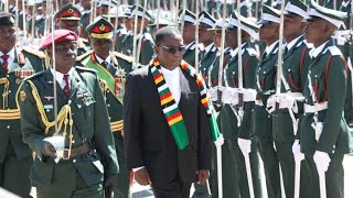 Mnangagwa Presides Over The Commissioning Parade Of Officer Cadets [upl. by Dream416]