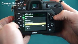 How to change the white balance on the Nikon D7100 [upl. by Pierre]