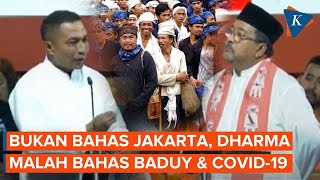 Momen Dharma Pongrekun Bahas Pelestarian Budaya Baduy di Debat Pilkada Jakarta 2024 [upl. by Ailedua]