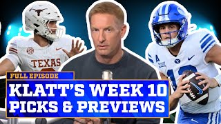 Joel Klatt’s CFP Bracket Prediction  Ohio StPenn St OregonMichigan amp more Week 10 Picks [upl. by Erelia]