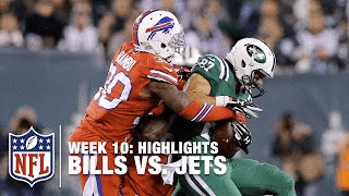 Bills vs Jets  Week 10 Highlights  NFL [upl. by Nnyliak]