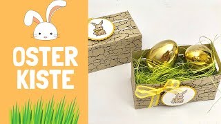 🐇Ostergeschenke selber machenHolzkiste für OstereierDIYAnleitung [upl. by Noyes200]