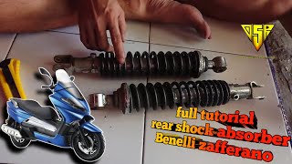 restorasi shockbreaker Benelli zafferano [upl. by Nalyd]