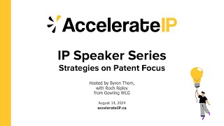 Strategies on Patent Focus [upl. by Gant866]