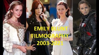 Emily Blunt Filmography 20032021 [upl. by Ailuy]