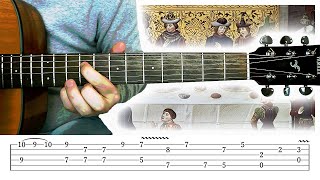 Kings Banquet Happy Medieval Melody  Fingerstyle Guitar Lesson w Tabs [upl. by Tiat258]