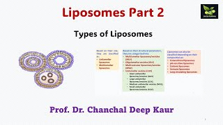 Liposomes Part 2 Types of Liposomessaiedupharmaa nddsCRDDS [upl. by Phia]