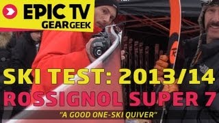 Ski Test Rossignol Super 7 2014 Skis [upl. by Tnilf]