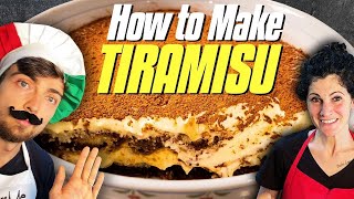 Tiramisu Recipe  How to Make Authentic Italian Tiramisu [upl. by Arhoz809]