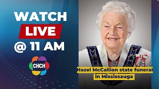 Hazel McCallion state funeral in Mississauga at 11 am [upl. by Aker]