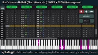 Snails House  Hot Milk Short Meme Ver YM2612  SN76489 Arrangement [upl. by Noryv]