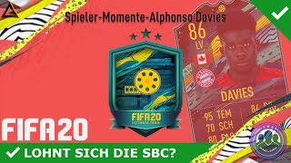 LINKSVERTEIDIGER ⭐🔥 MOMENTS ALPHONSO DAVIES SBC LOHNT SICH DIE SBC  FIFA 20 ULTIMATE TEAM [upl. by Anniram552]