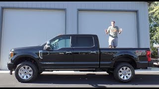 Here’s a Tour of an 80000 Ford F250 Platinum Pickup Truck [upl. by Wally]