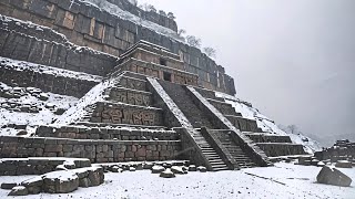 Abandoned Ancient Temples in the Snowy Mountains  Windswept  Meditation  Relaxation  Focusing [upl. by Volnay]