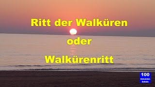 100 Sekunden Musik  Der Ritt der Walküre  Richard Wagner [upl. by Belanger]