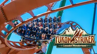 Yukon Striker Dive Coaster  FULL RIDE Canadas Wonderland 2019 [upl. by Erodavlas801]