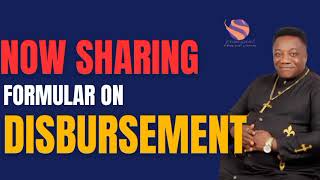 NOW SHARING FORMULAR ON DISBURSEMENT [upl. by Deedahs]