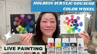 Holbein Acrylic Gouache Color Wheel [upl. by Ma]