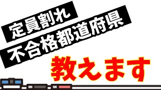 【入試情報】高校受験で定員割れ不合格になる都道府県はここ！ [upl. by Alber]