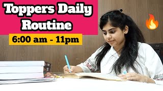 Toppers daily routine  Morning to Night  24 HR Effective Study Routine [upl. by Sset]