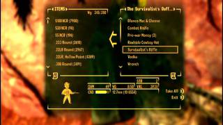 Fallout New Vegas Survivalists rifle Rare Weapon [upl. by Ydnagrub]