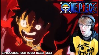 THE HYPE JUST DOESNT STOP  One Piece Episodes 1031 1032 1033 1034 Reaction Wano Week 4 PT6 [upl. by Hancock]