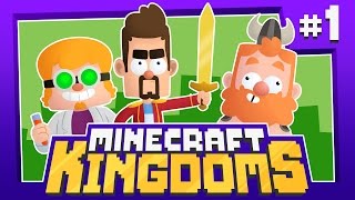 SAVE THE VILLAGE  Minecraft Kingdoms 1 New Survival Series [upl. by Bonn]