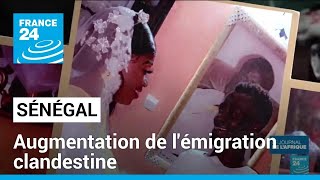 Augmentation de lémigration clandestine  au Sénégal des familles rongées par linquiétude [upl. by Kurtzig]