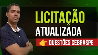 Questões CEBRASPE Lei 14 133 NOVA LEI LICITAÇÕES CONCURSO TSE UNIFICADO 2024 I GESTÃO DE CONTRATOS [upl. by Trudi236]