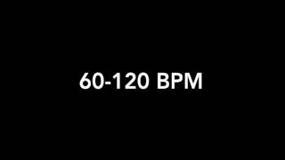 60120 BPM Accelerating Metronome [upl. by Lissy]