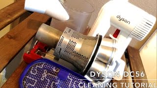 Dyson DC56 HandVac Disassembly and Cleaning Tutorial [upl. by Aneerahs]