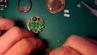 Tissot T Touch RepairDisassembly Movement part 5 [upl. by Haimirej]