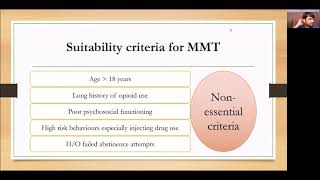 OST II Methadone Maintenance Treatment by Dr Arpit Parmar [upl. by Lody]