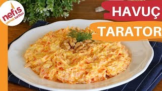 Havuç Tarator Tarifi 🥕 Yedikçe Yediriyor 😋 [upl. by Rianna]