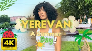 Walking Tour in Yerevan Armenia 🇦🇲  A Summer Day  August 2024  4K 60FPS [upl. by Kevina]