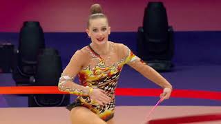 Ginnastica Ritmica  Mondiali  Group AllAround Final  Group A  rotation 2  Valencia  25823 [upl. by Rese]