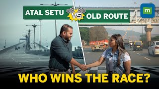 Atal Setu vs Old Route from Navi Mumbai to South Mumbai  Which Is Faster  Moneycontrol [upl. by Lirret]