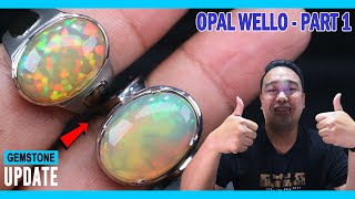 GEMSTONES UPDATE 11072023  OPAL WELLO ETHIOPIA AMETHYST RUBY HESSONITE RHODOLITE CEYLON AQUAMARINE [upl. by Eadmund]