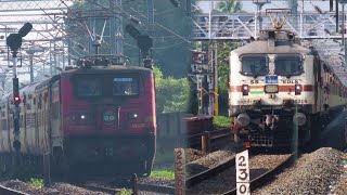 4 in 1 morning train spotting at Chennai egmoreTambaram line [upl. by Hank600]