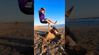 Dinge die man am Strand NICHT machen sollte 🚫 Strand urlaub parkour [upl. by Ecniuq514]