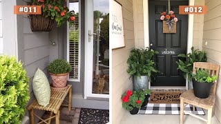 100 Front Entrance Decor Outside  Front Door Christmas Decorations Ideas [upl. by Kellyann]