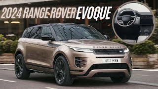 2024 Range Rover Evoque Brings New Lights Updated Screens and More Cameras [upl. by Esimorp]