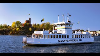 Stockholm Ferry  Skeppsholmen to Slussen [upl. by Nilyahs608]