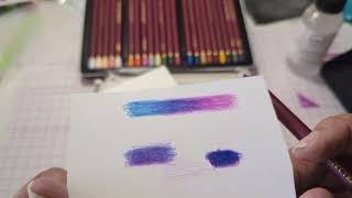 Coloring a stamp blending colored pencils [upl. by Antoine]