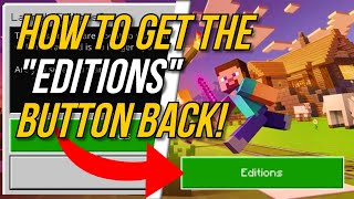 Minecraft PS4 BEDROCK EDITION  How To Get The quotEditionsquot Button Back  TU 208  Easy Tutorial [upl. by Reel257]