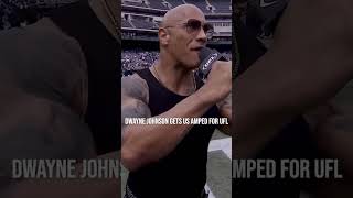 Dwayne Johnson gets us HYPED for the first UFL Game 🔥😤 ufl dwaynejohnson [upl. by Darrej]